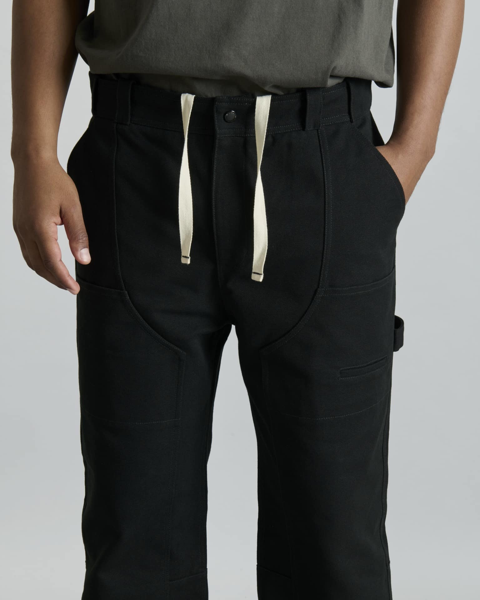 Forge Black Double Knee Pants