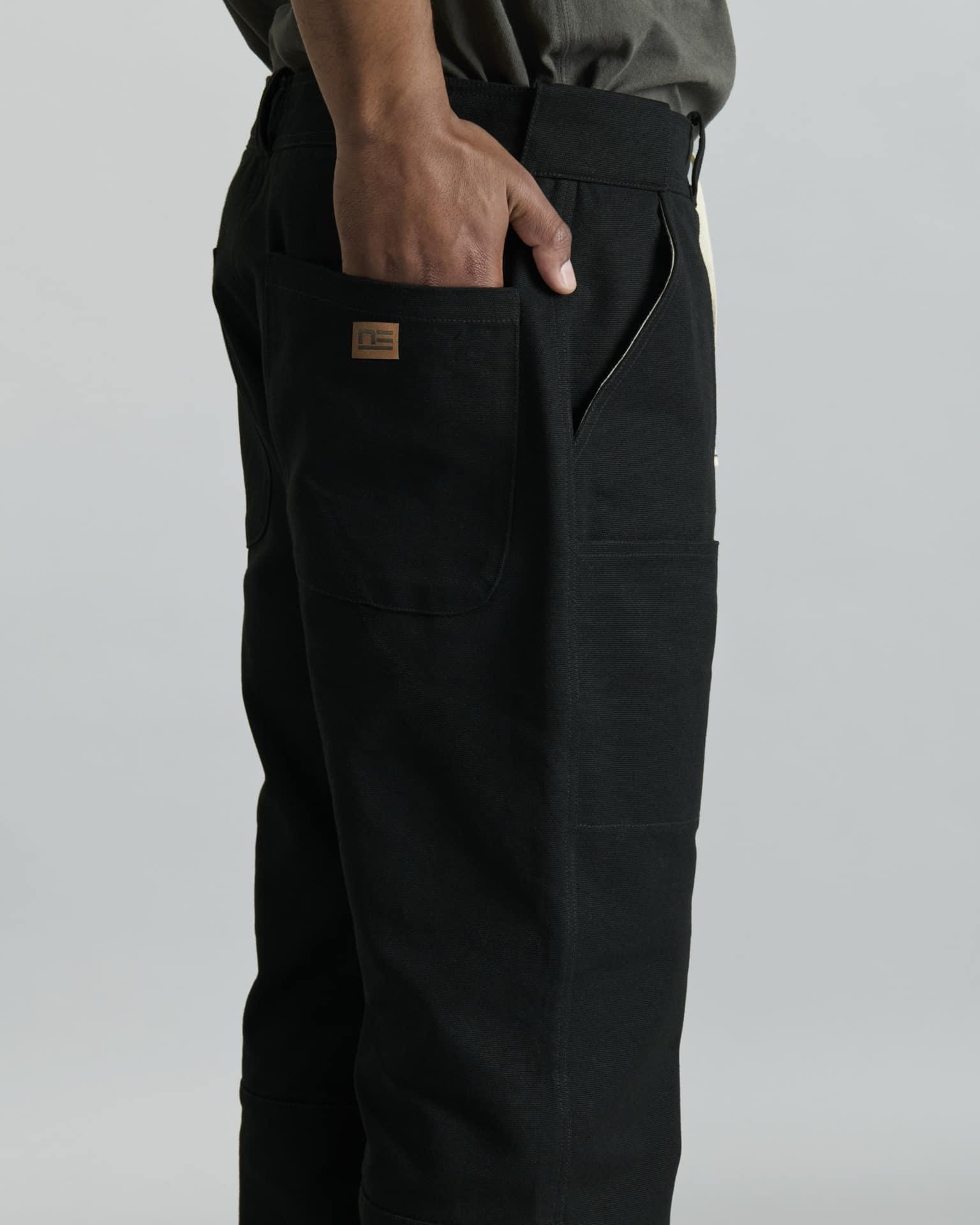 Forge Black Double Knee Pants